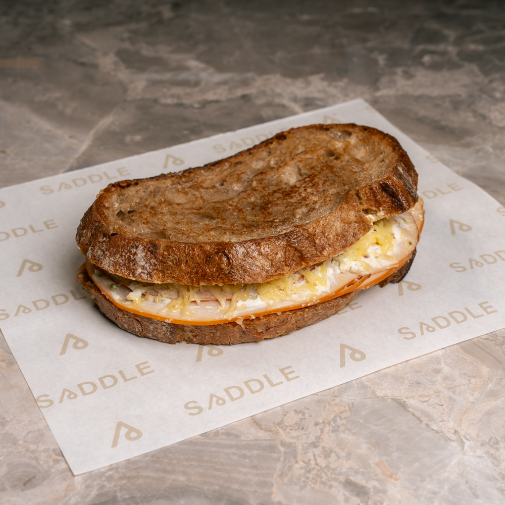 Turkey & Cheese Sourdough Sandwich