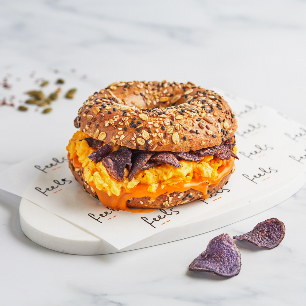 Egg & Crisps Bagel