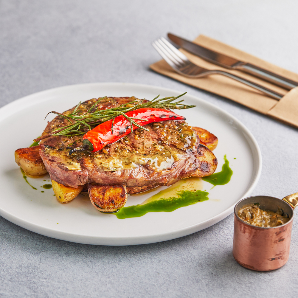 Ribeye Steak with Paris sauce