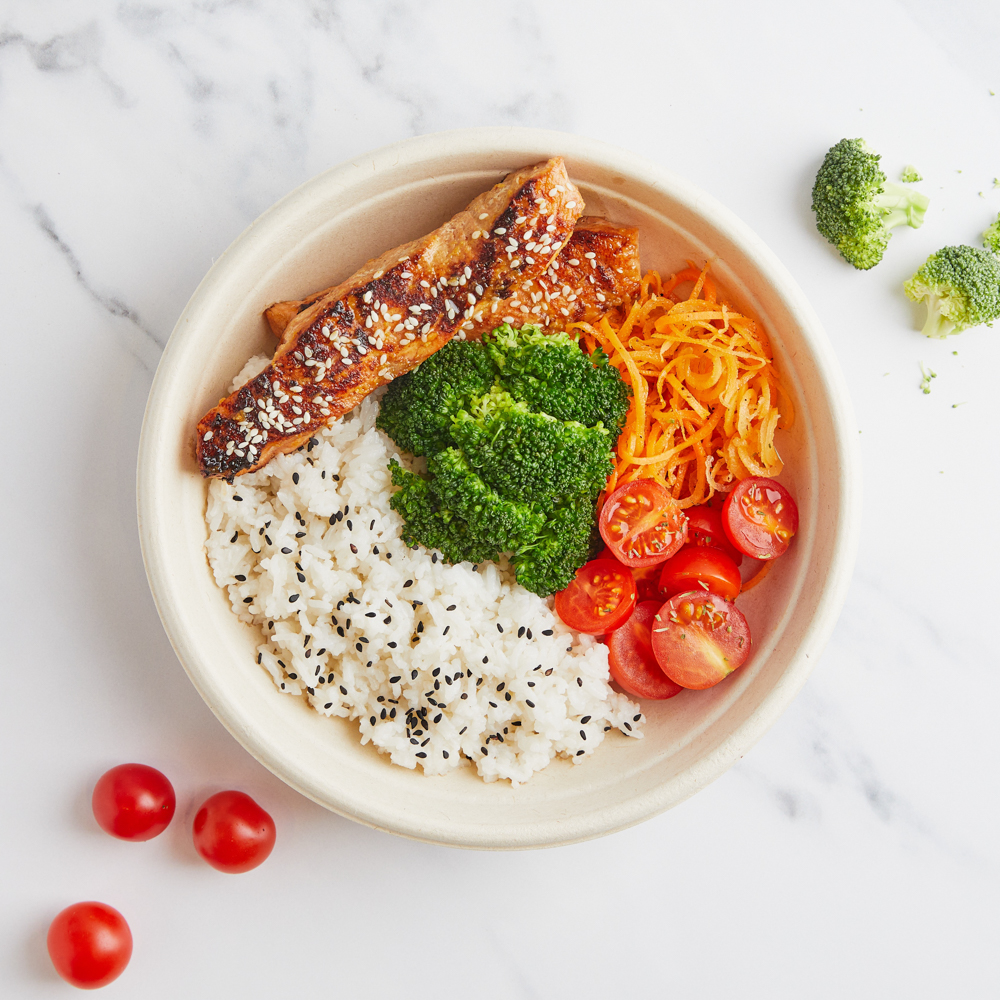 Salmon power bowl