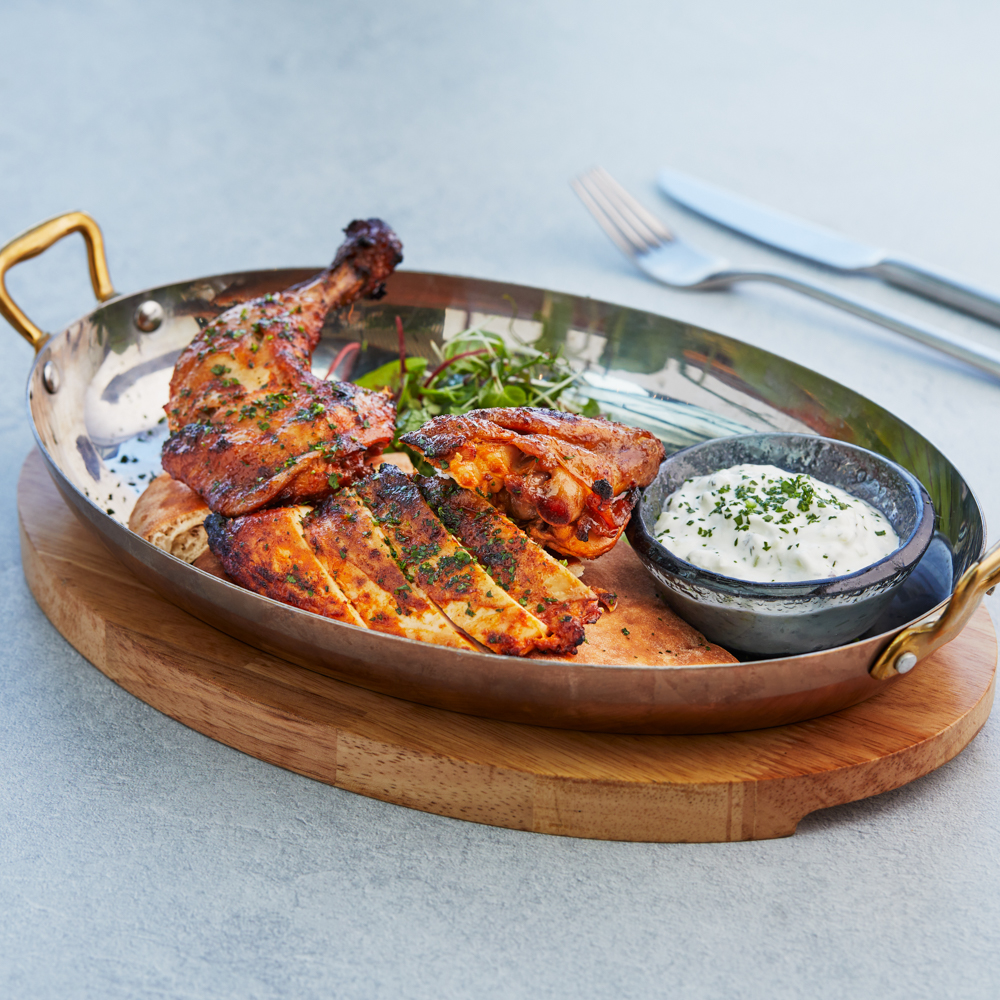 Grilled harissa chicken