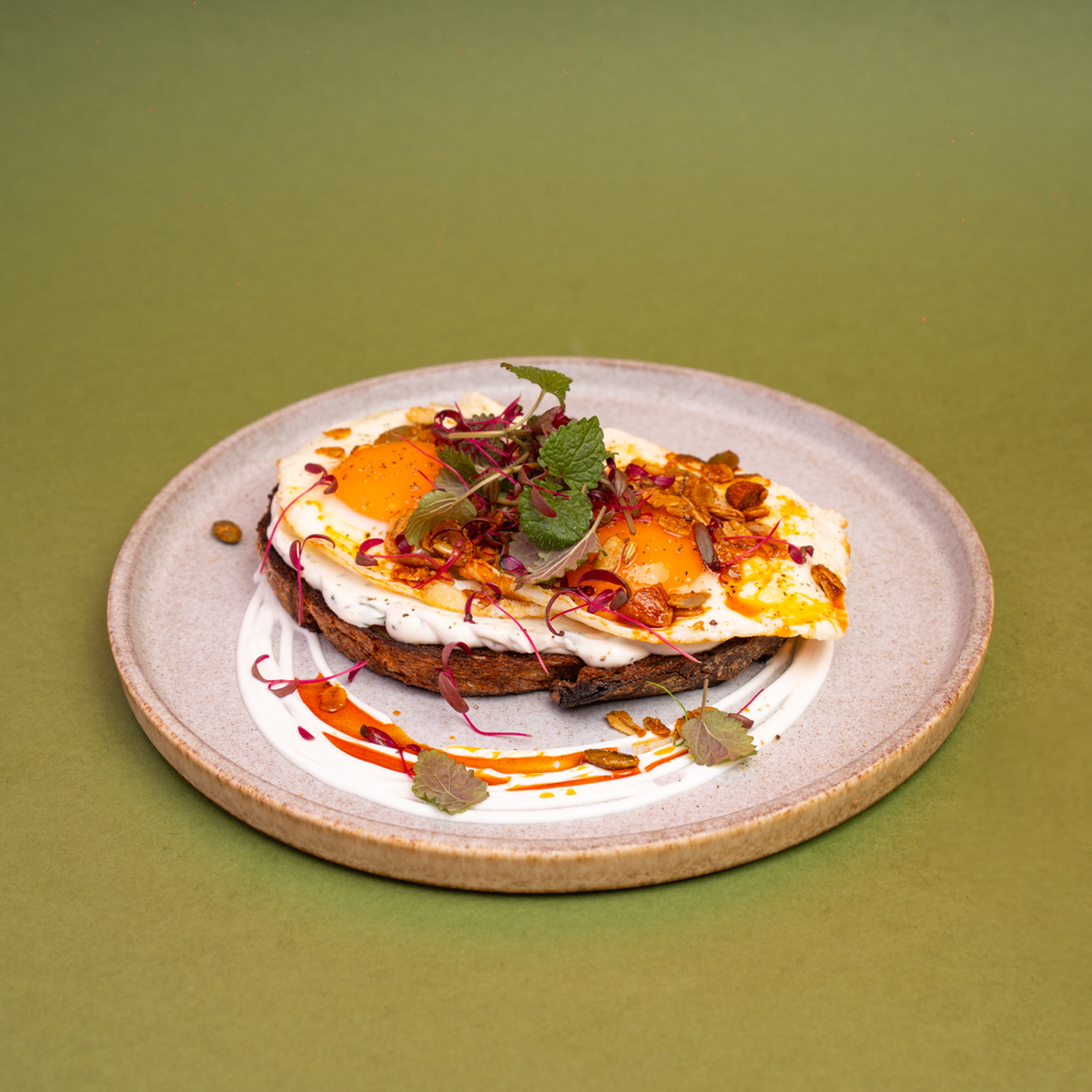 Labneh Chili Eggs Toast