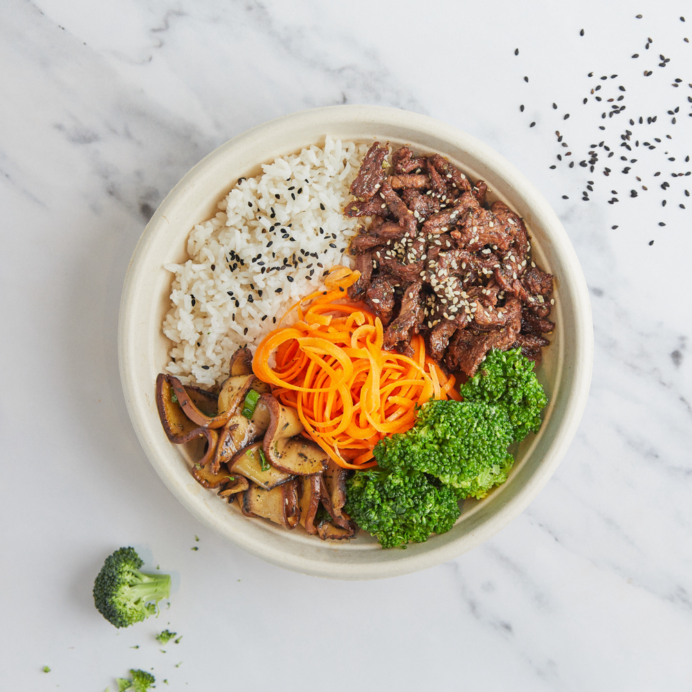 Beef power bowl
