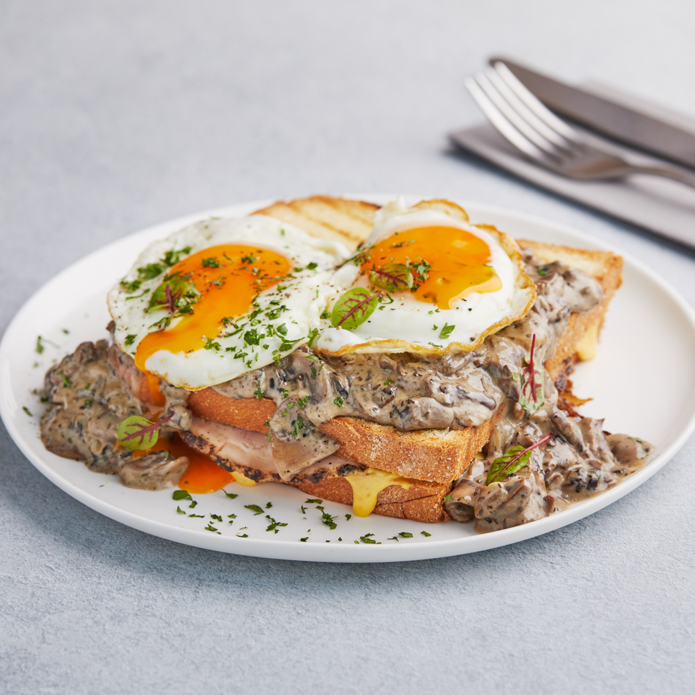 Mushroom Croque Madame