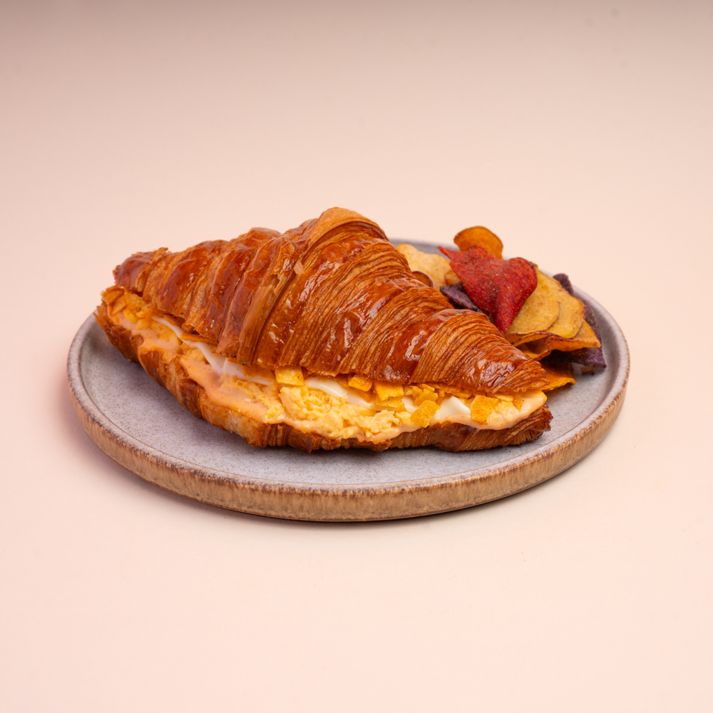 Chips & Eggs Croissant