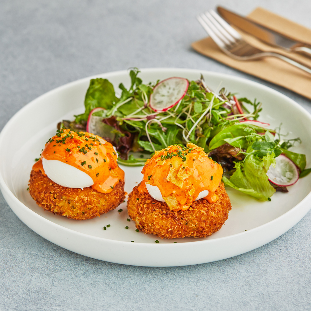 Croquettes benedict