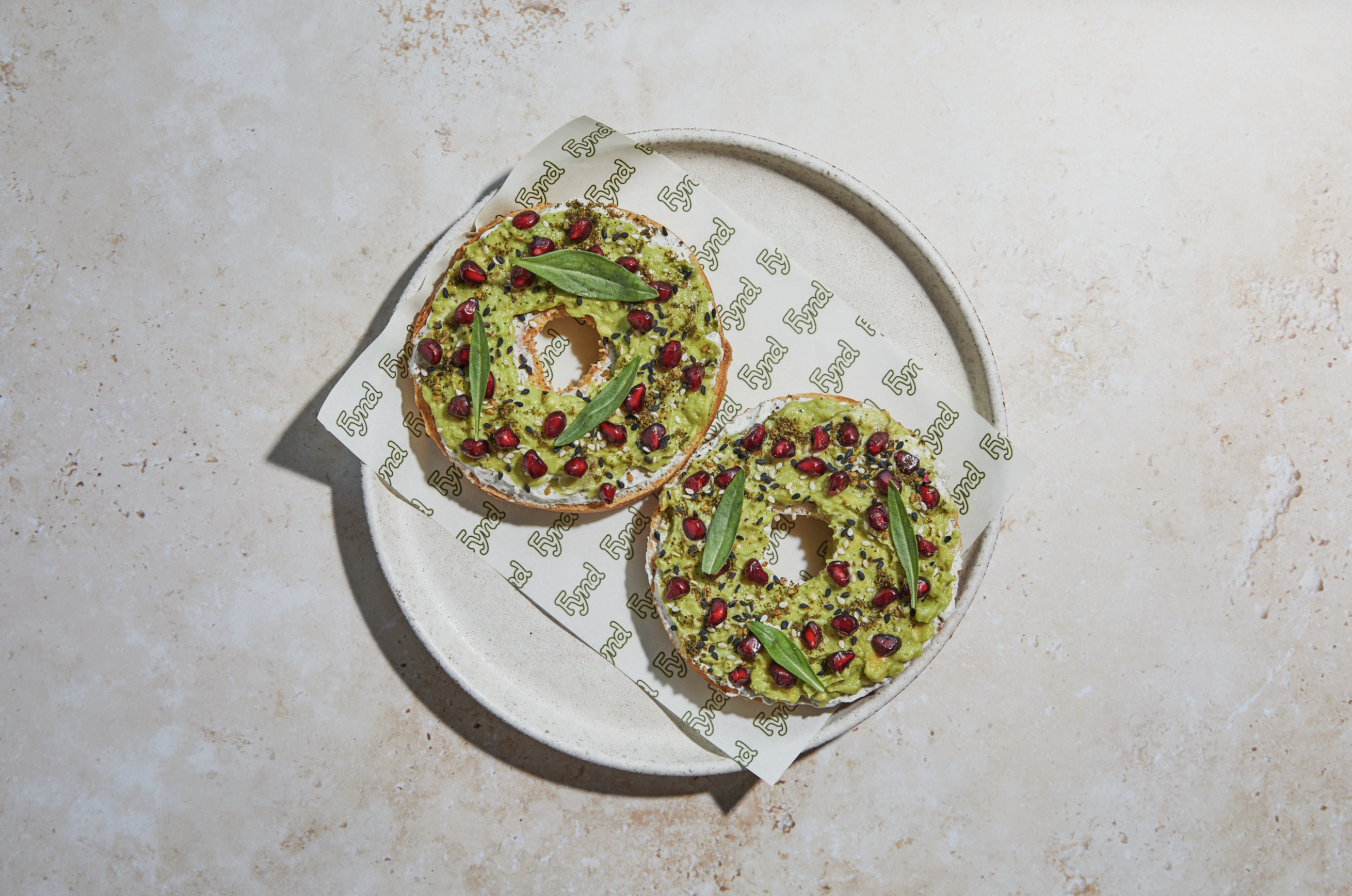 Zaatar Labneh & Avo Bagel