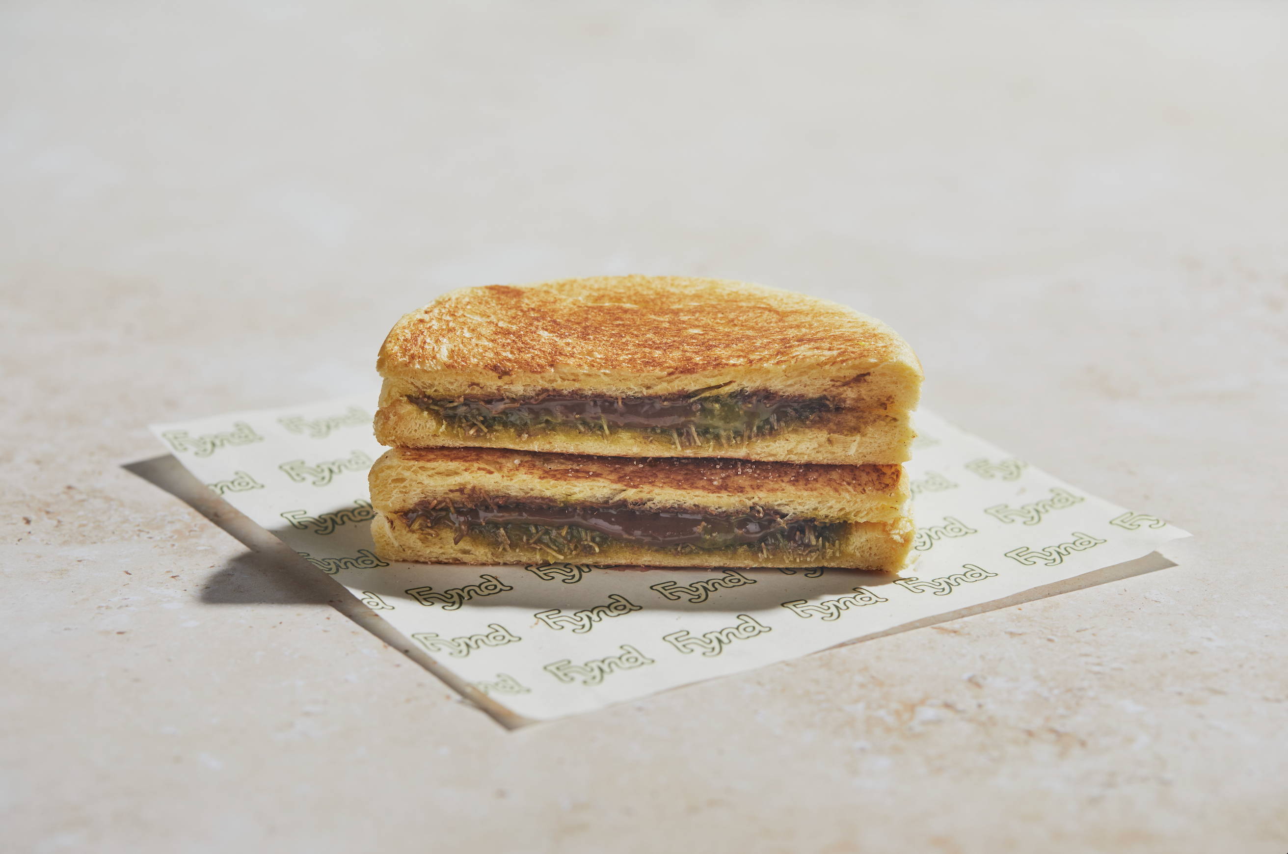 Khunafa Pistachio Pocket Sandwich